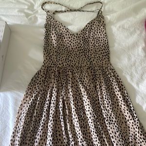 Cheetah maxi cover up